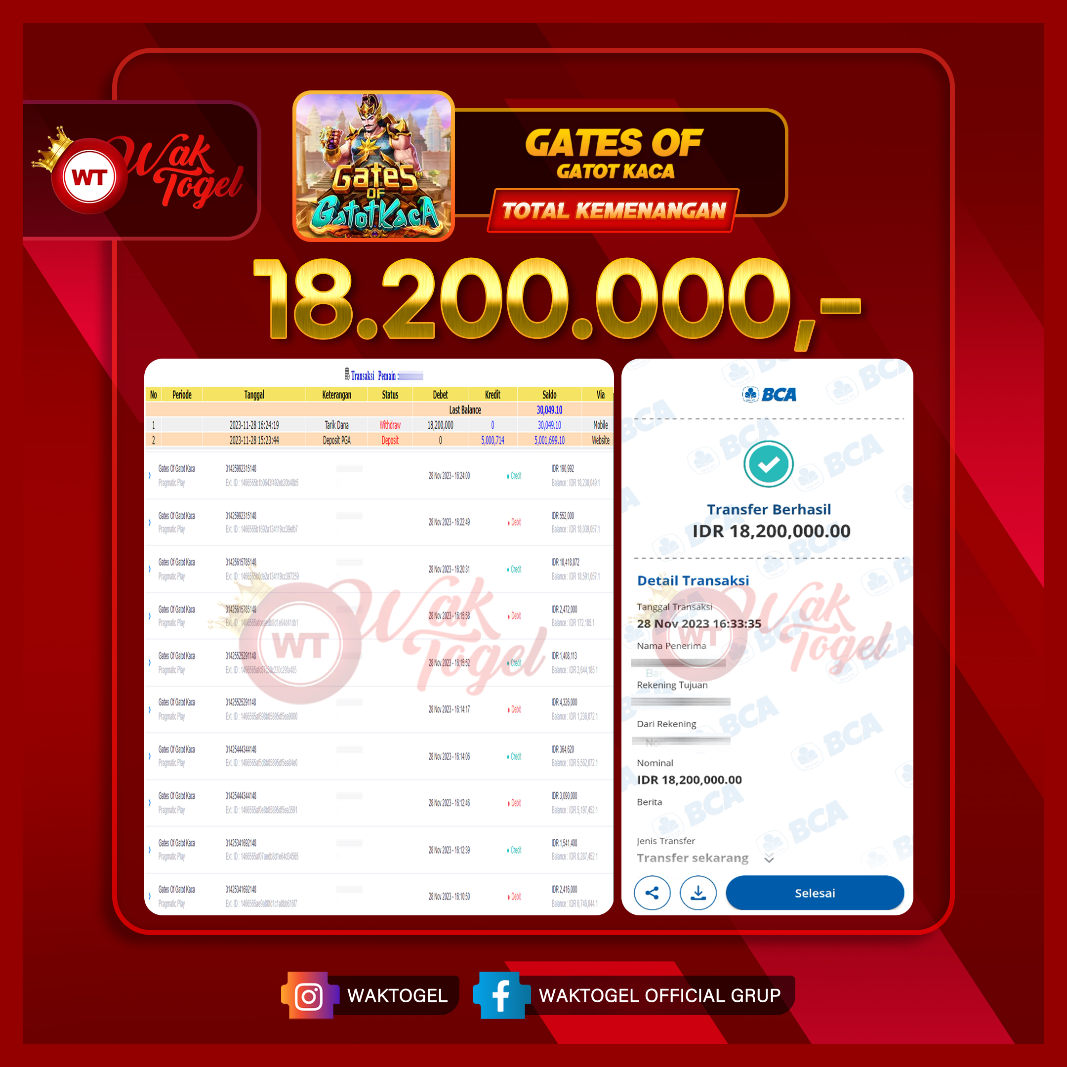BUKTI PEMBAYARAN SLOT WAKTOGEL
