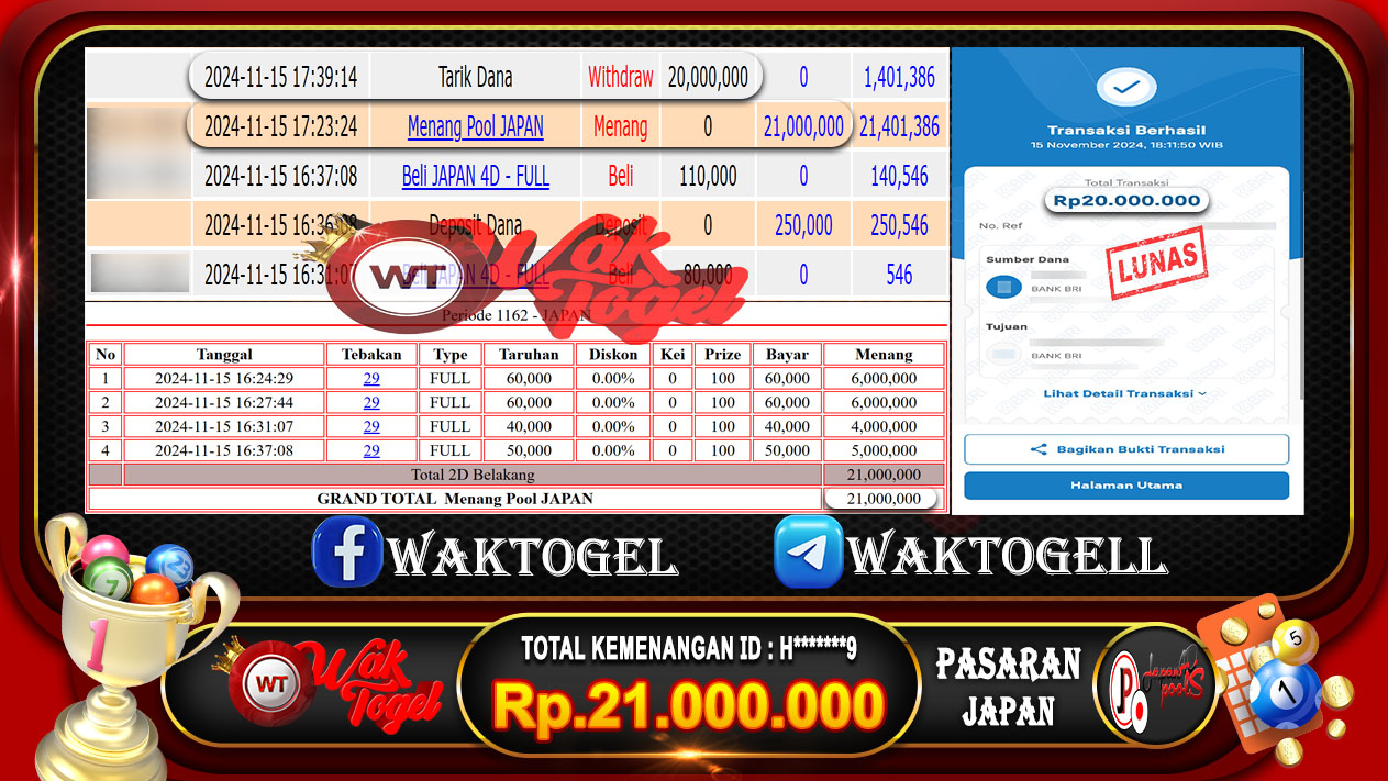 BUKTI PEMBAYARAN JAPAN WAKTOGEL