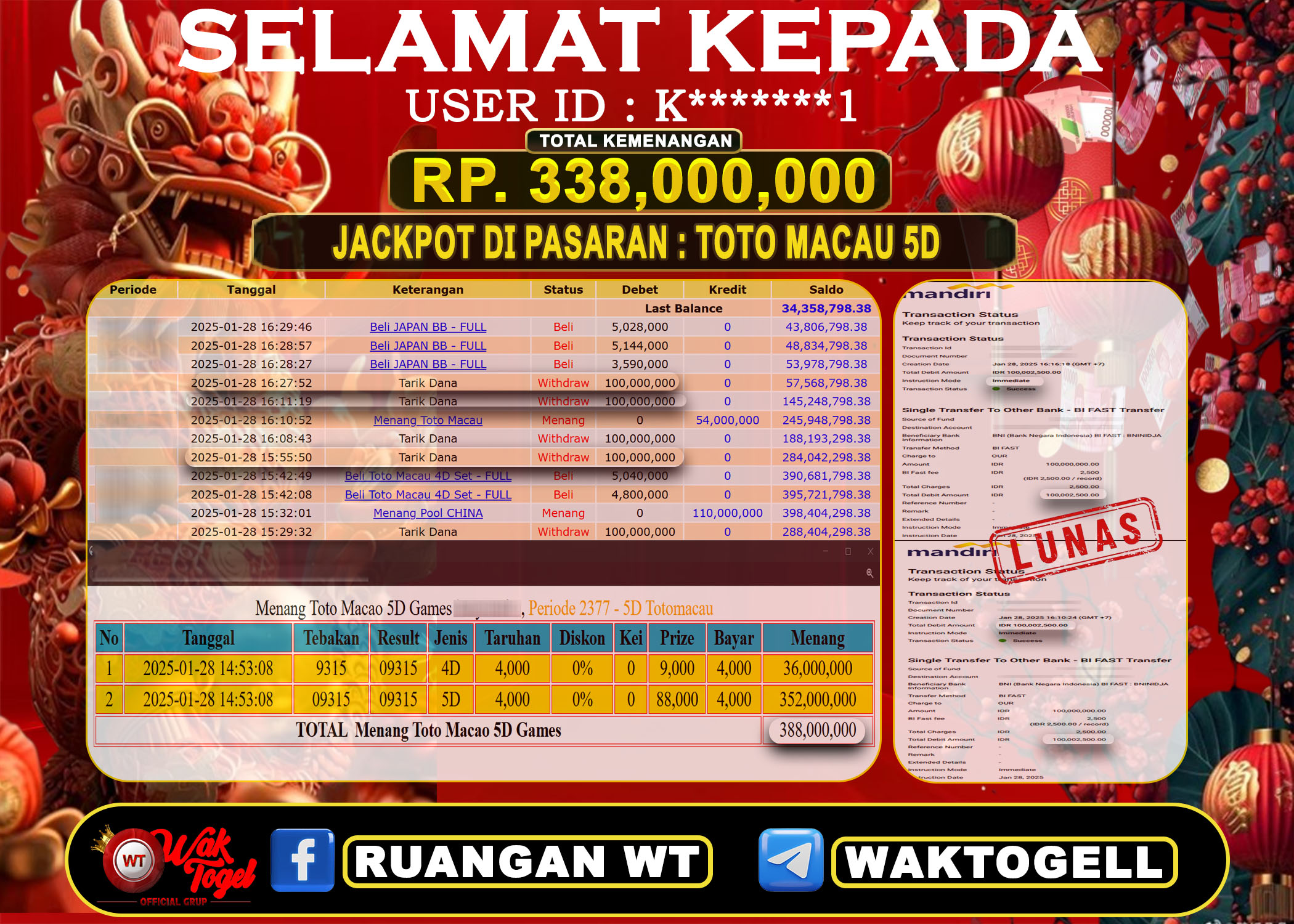 BUKTI PEMBAYARAN TOTO MACAU 5D WAKTOGEL