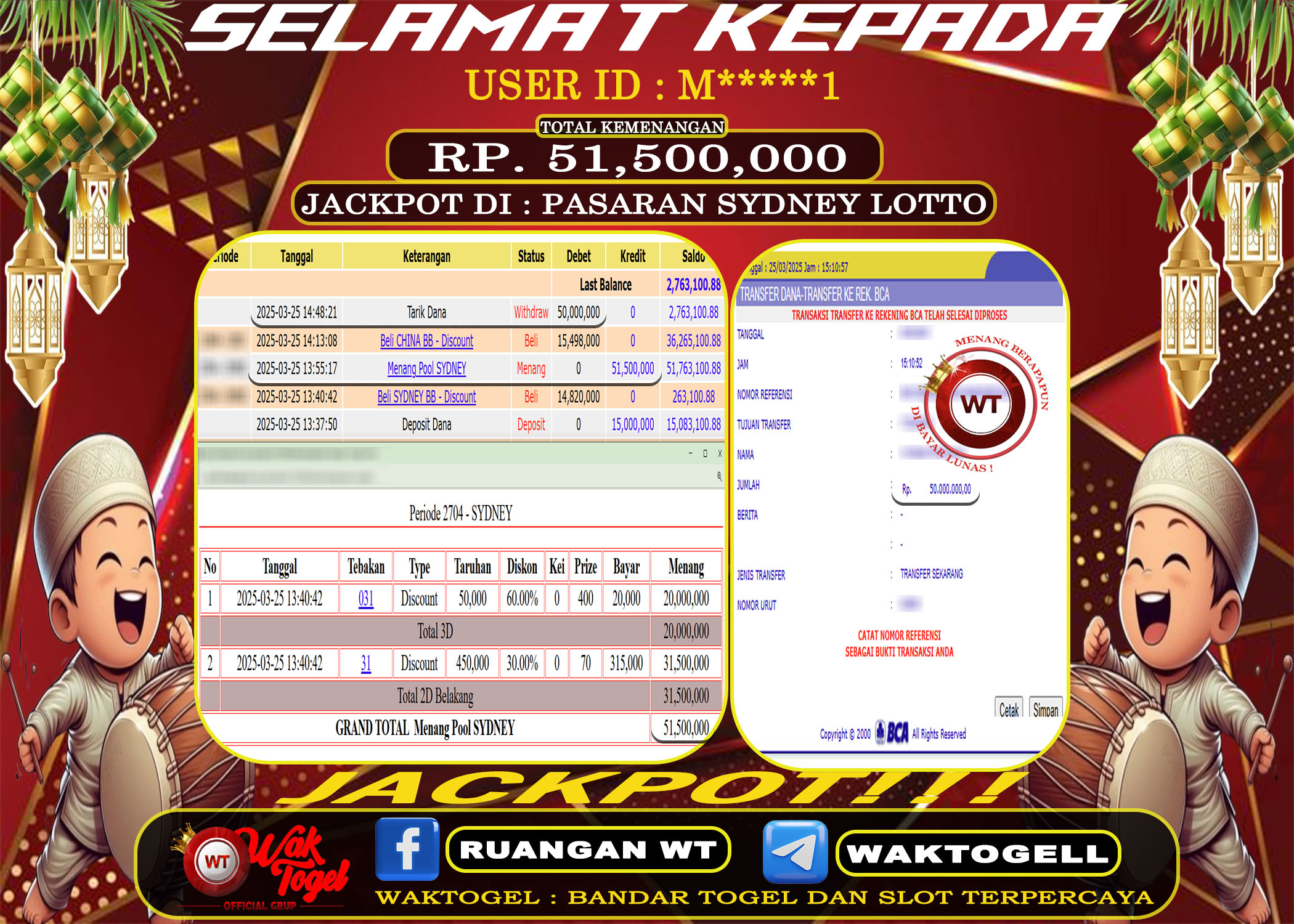BUKTI PEMBAYARAN SYDNEY LOTTO WAKTOGEL