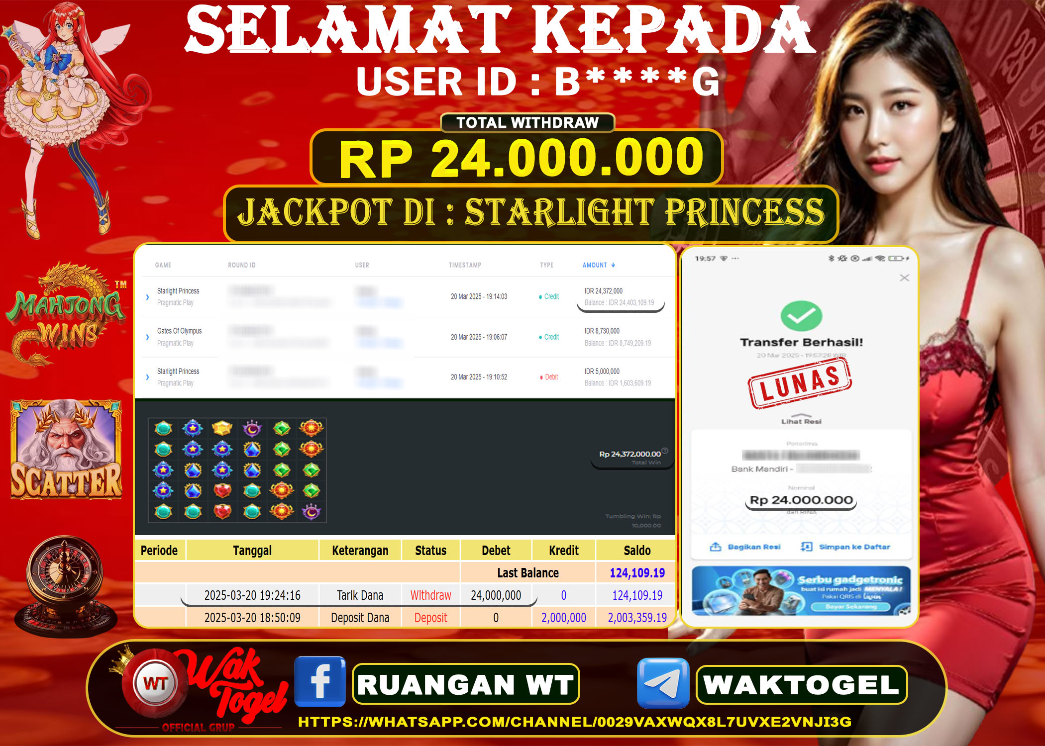 BUKTI PEMBAYARAN SLOT WAKTOGEL