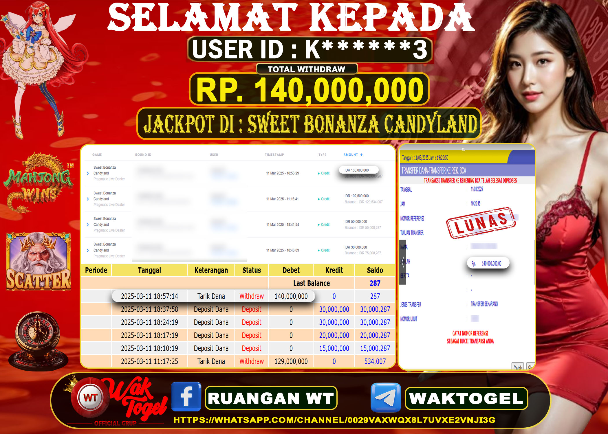 BUKTI PEMBAYARAN SLOT WAKTOGEL