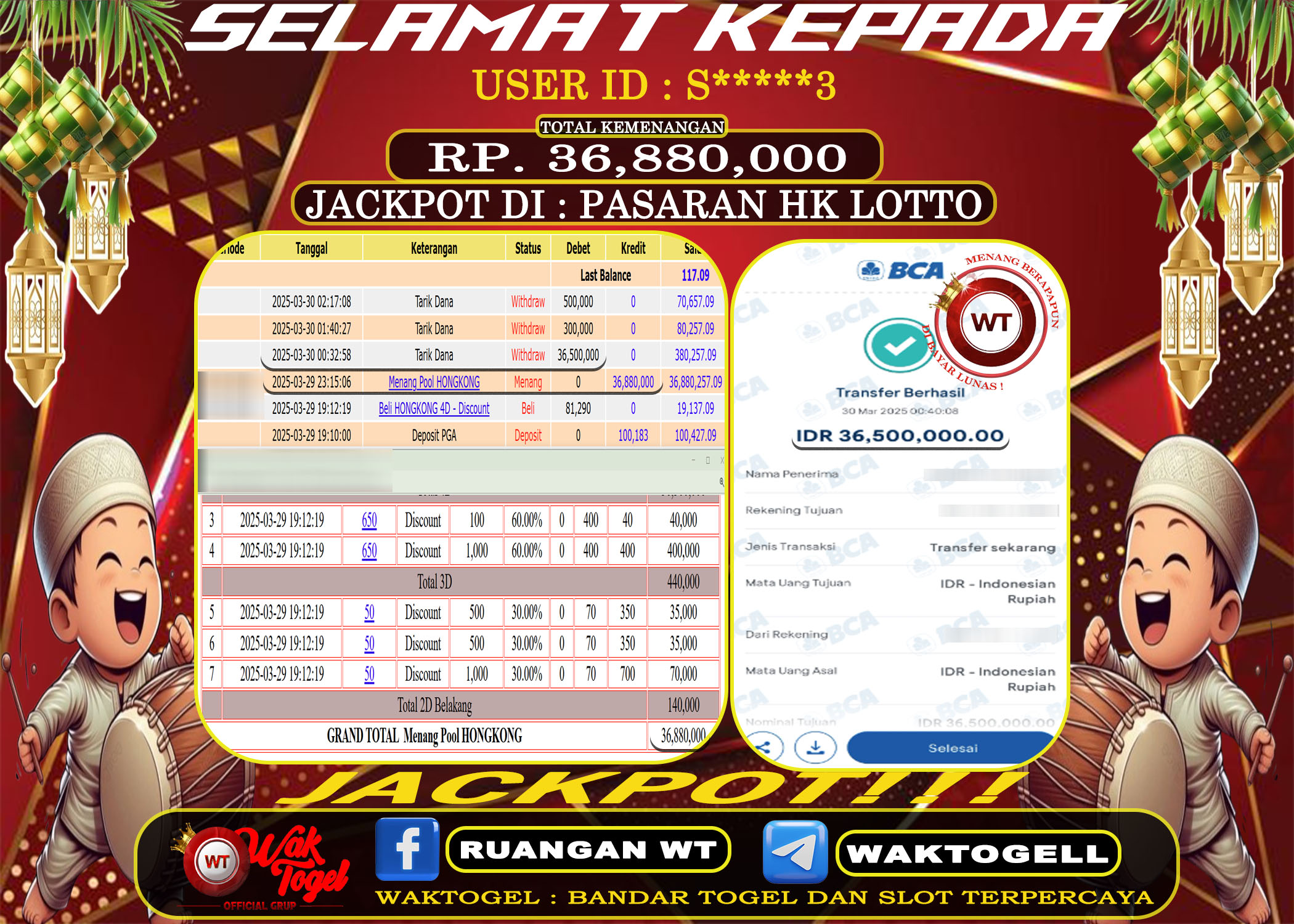 BUKTI PEMBAYARAN HONGKONG LOTTO WAKTOGEL