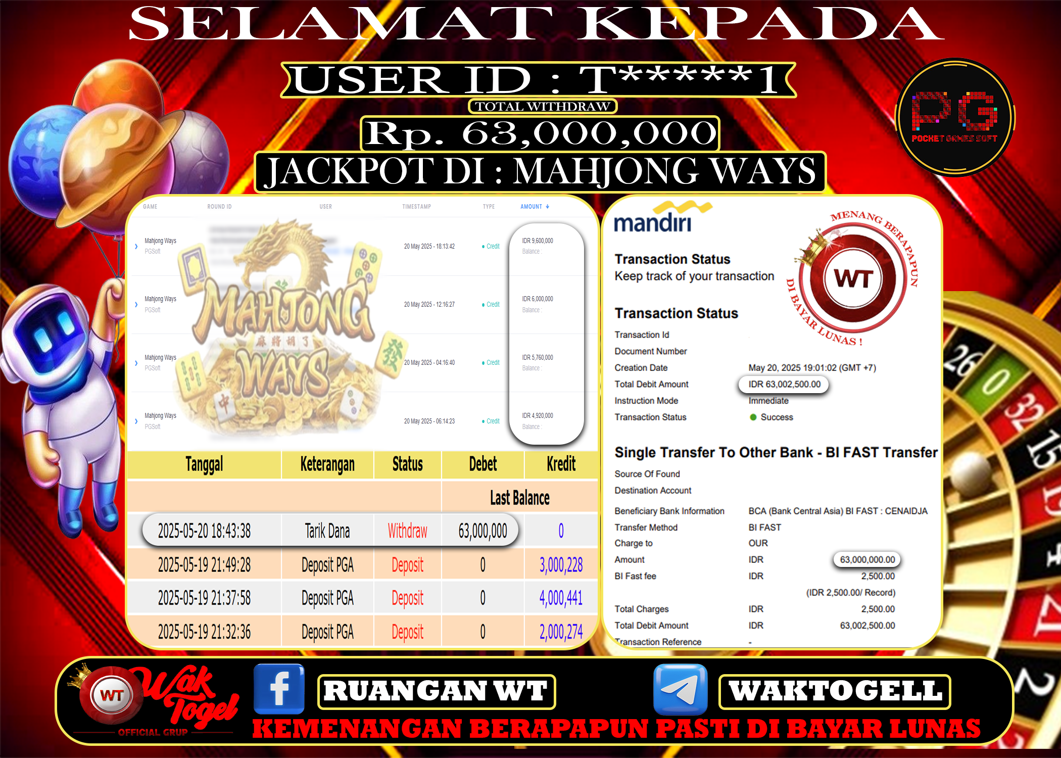 BUKTI PEMBAYARAN SLOT WAKTOGEL