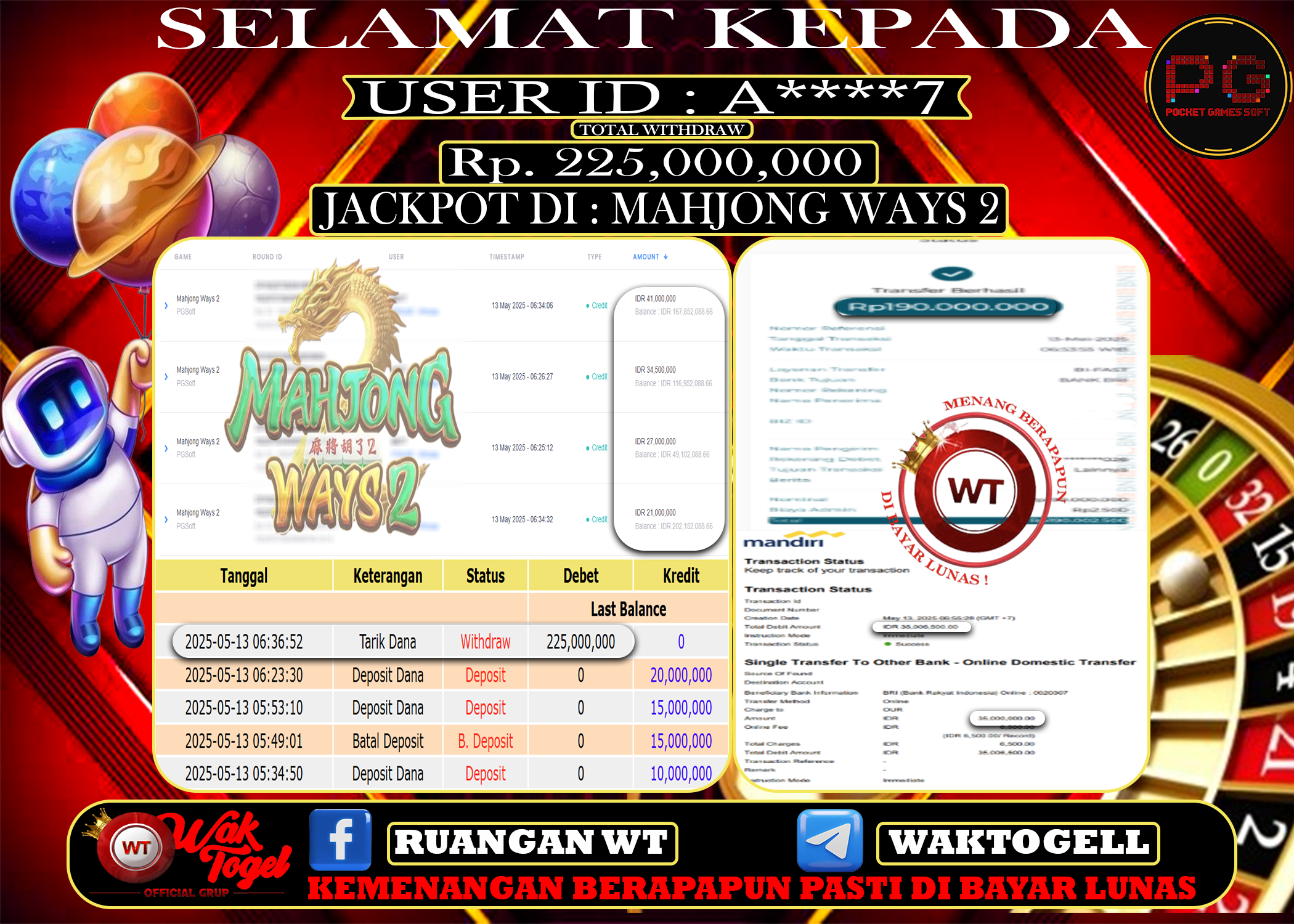 BUKTI PEMBAYARAN SLOT WAKTOGEL