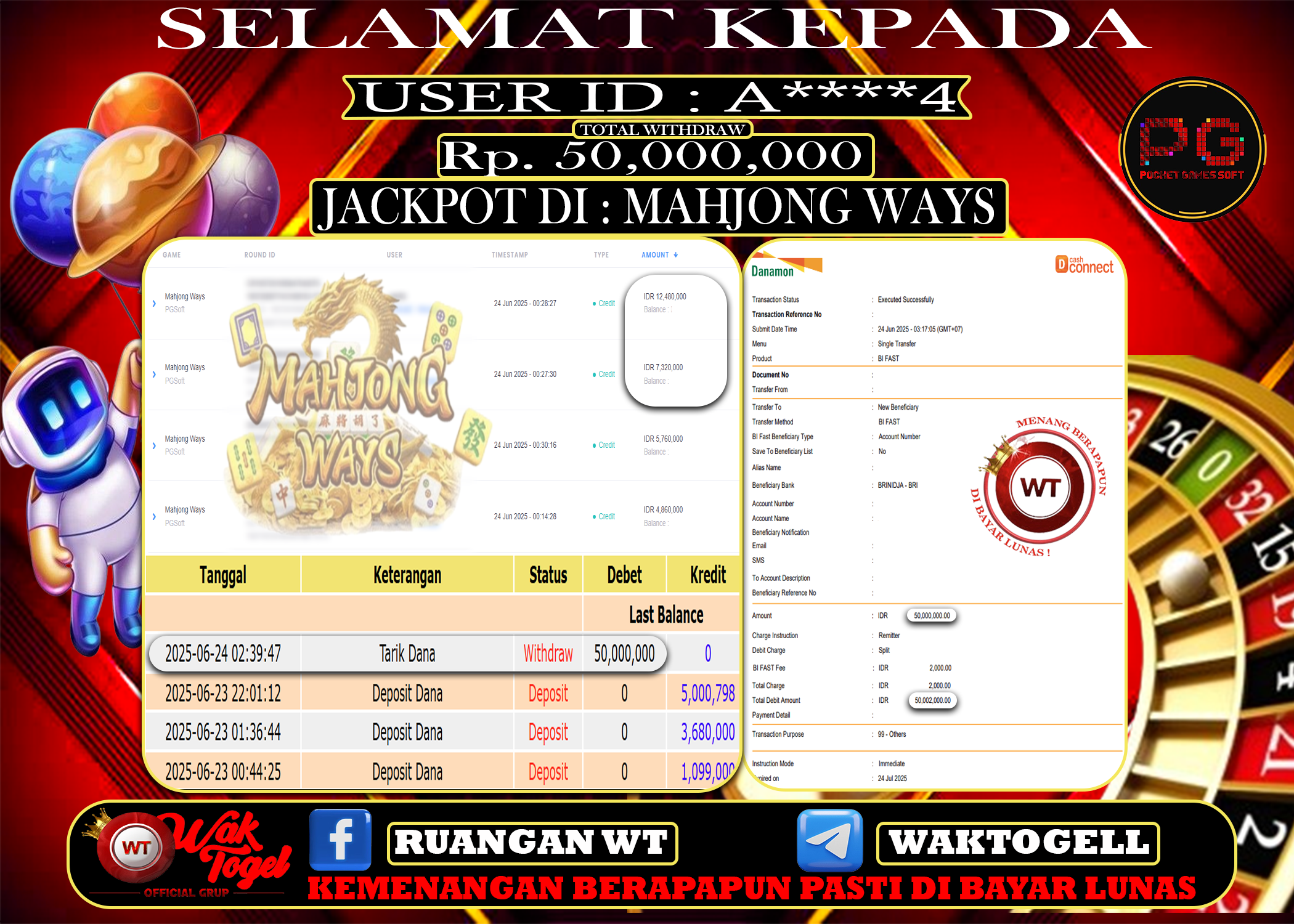 BUKTI PEMBAYARAN SLOT WAKTOGEL