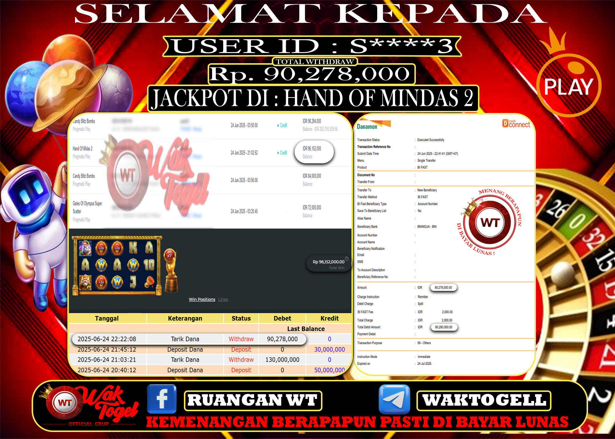 BUKTI PEMBAYARAN SLOT WAKTOGEL
