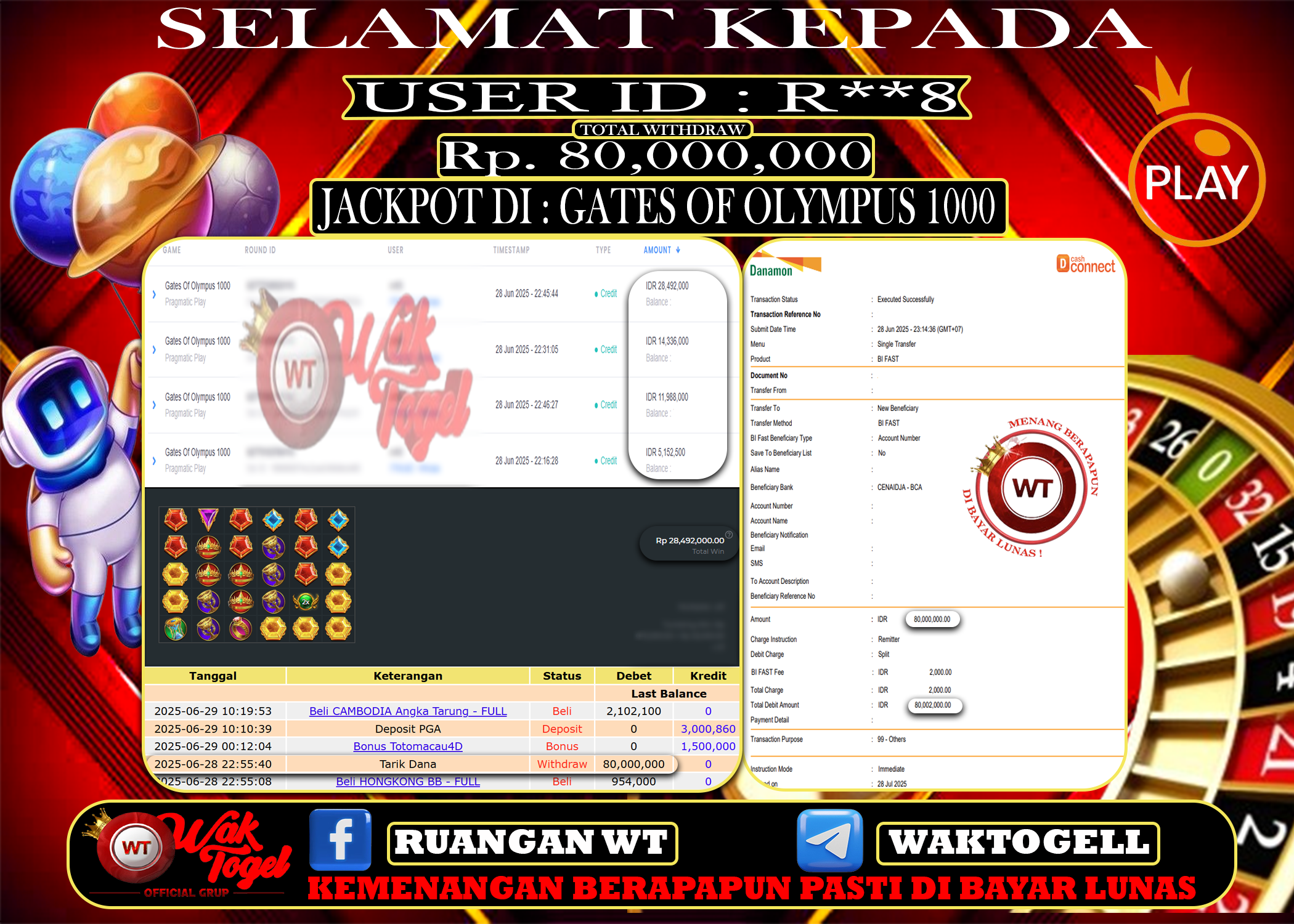 BUKTI PEMBAYARAN SLOT WAKTOGEL
