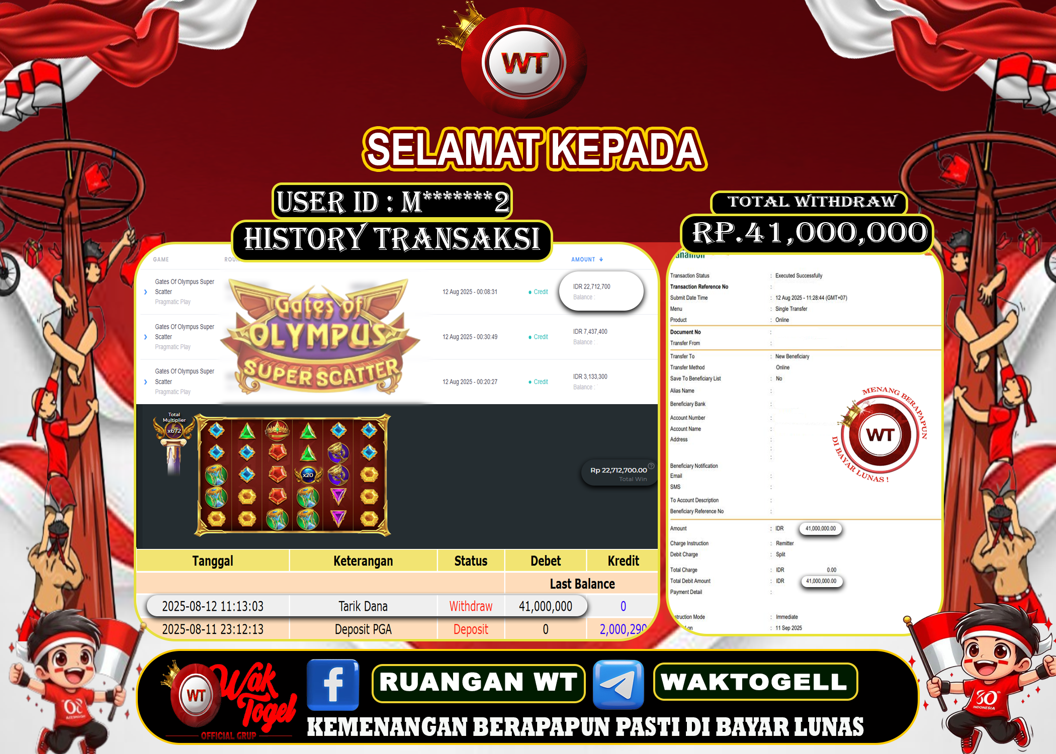 BUKTI PEMBAYARAN SLOT WAKTOGEL